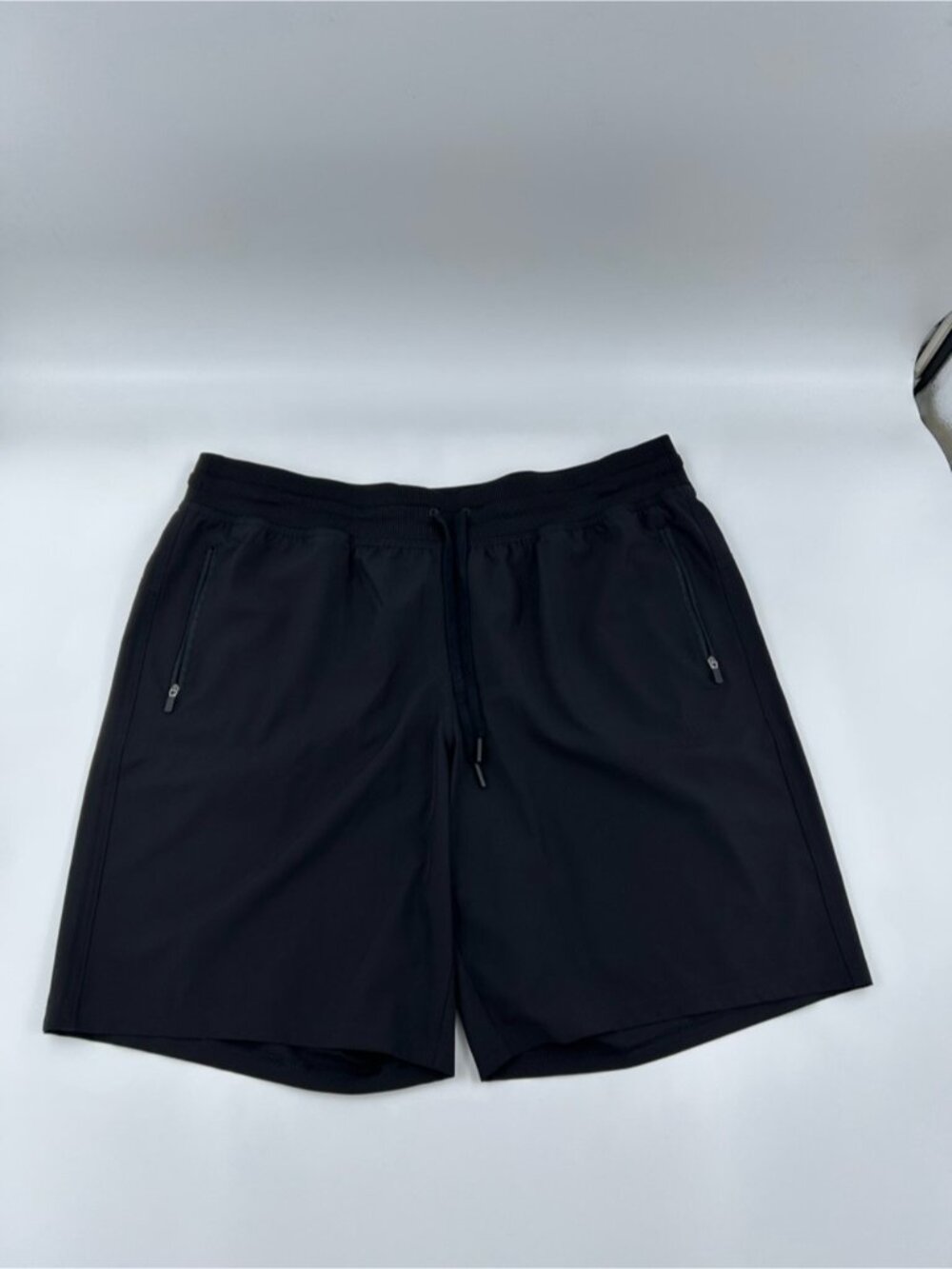 shorts with a drawstring waist.